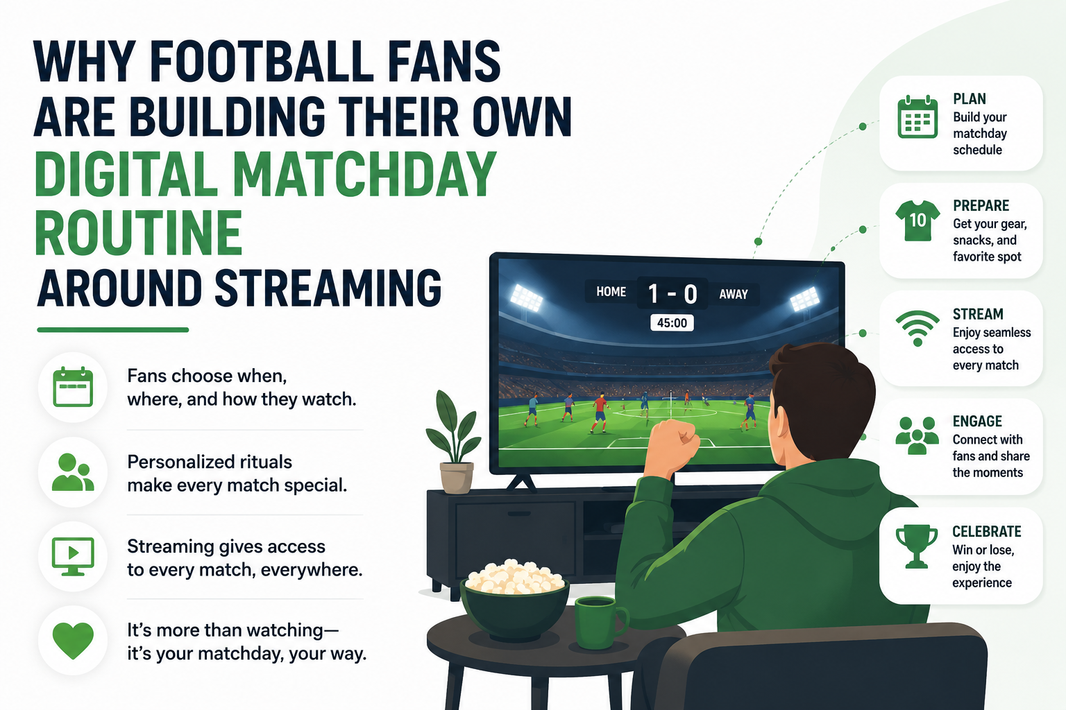 Digital Matchday Routine Around Streaming