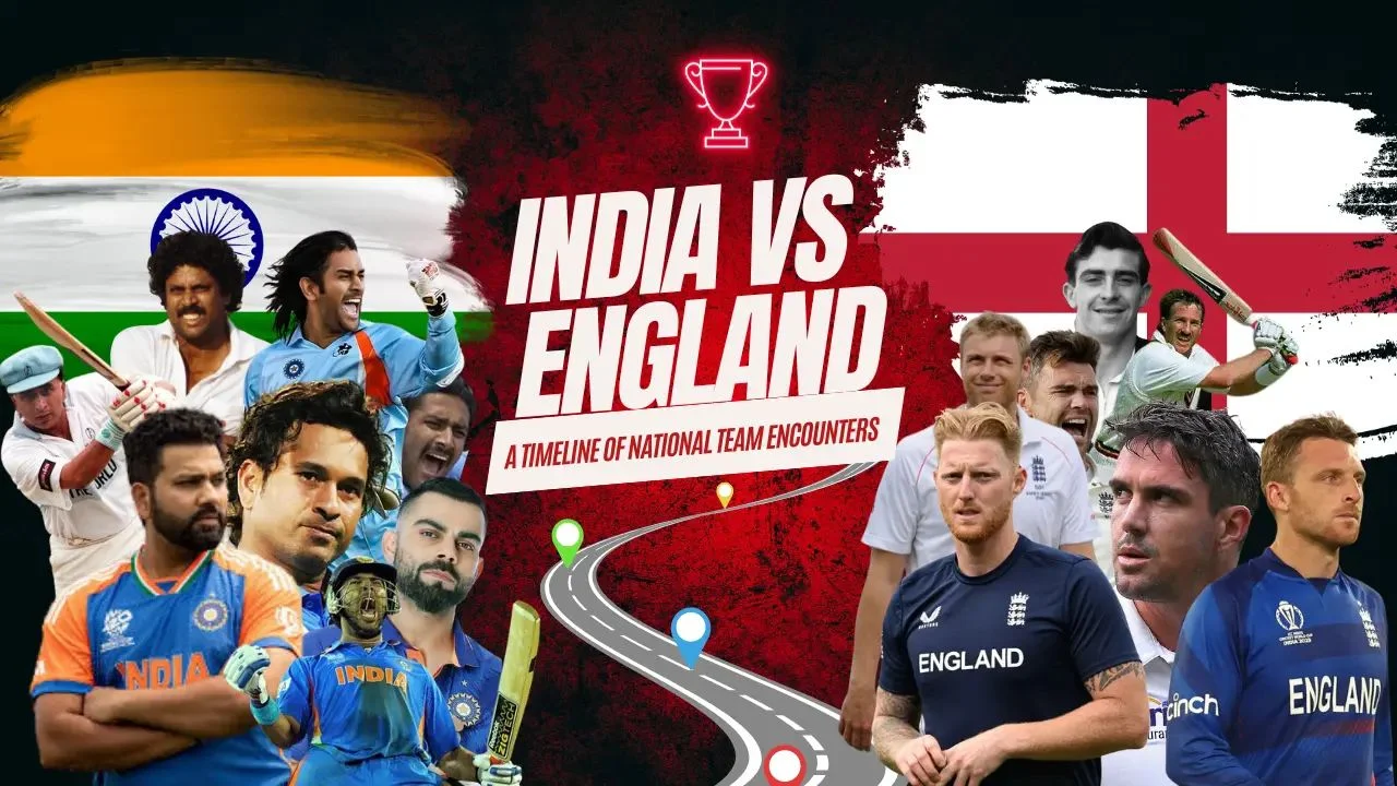 India vs England Cricket Rivalry Timeline: From 1932 to 2025