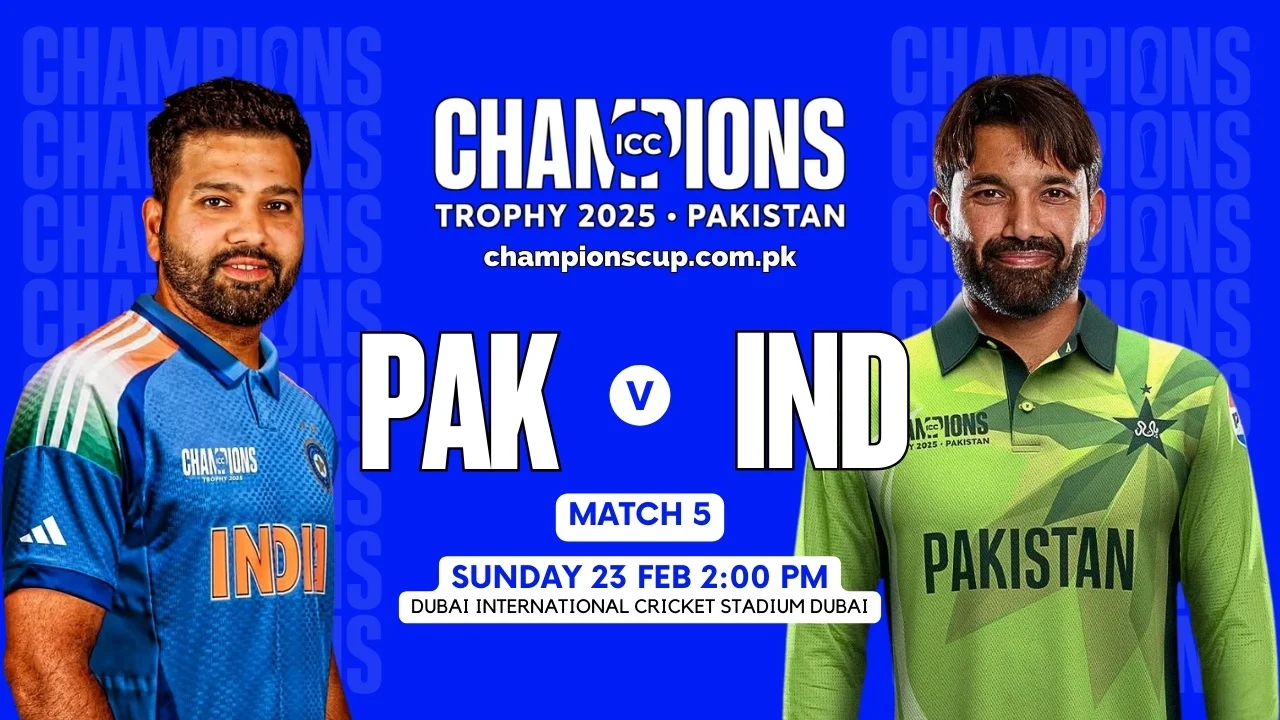Pakistan vs India: Champions Trophy 2025 Match Scorecard