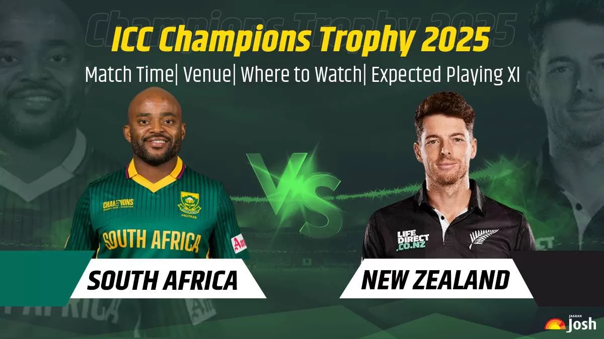 NZ vs SA Champions Trophy 2025 Semi-Final – Full Match