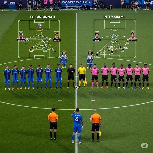FC Cincinnati vs Inter Miami lineups