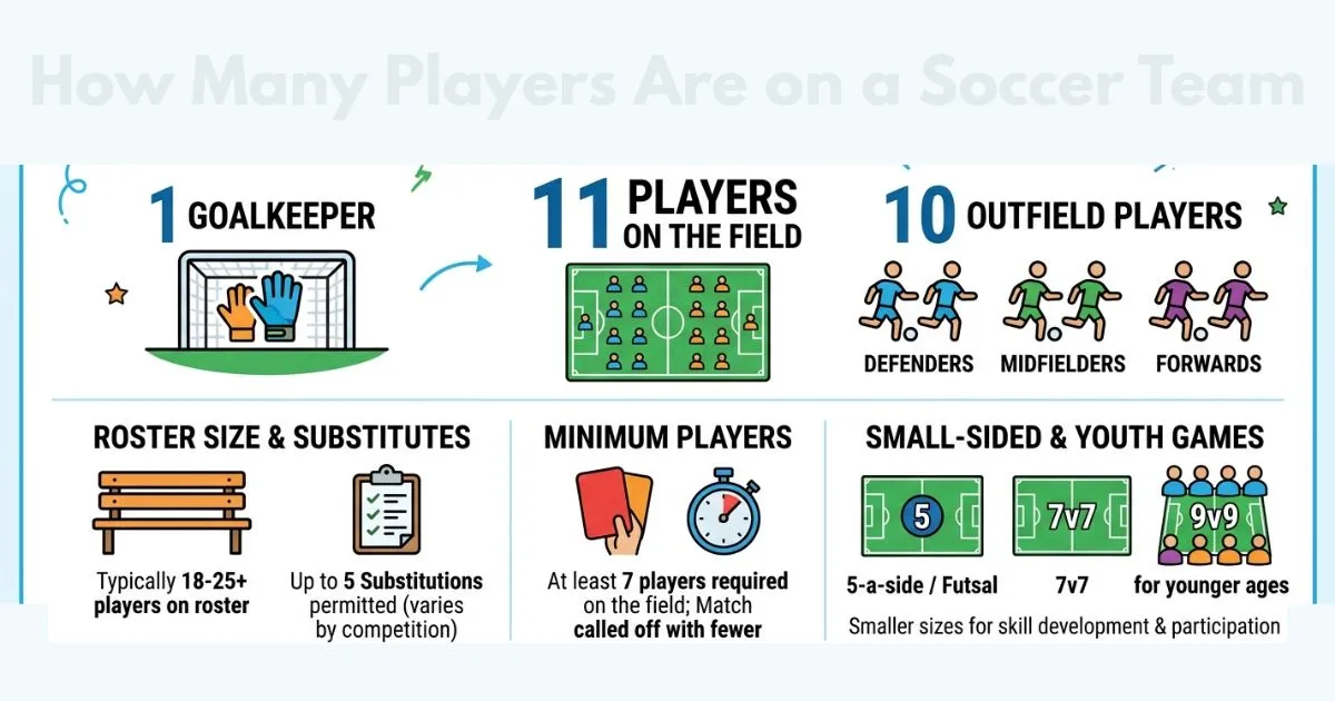 How Many Players Are on a Soccer Team